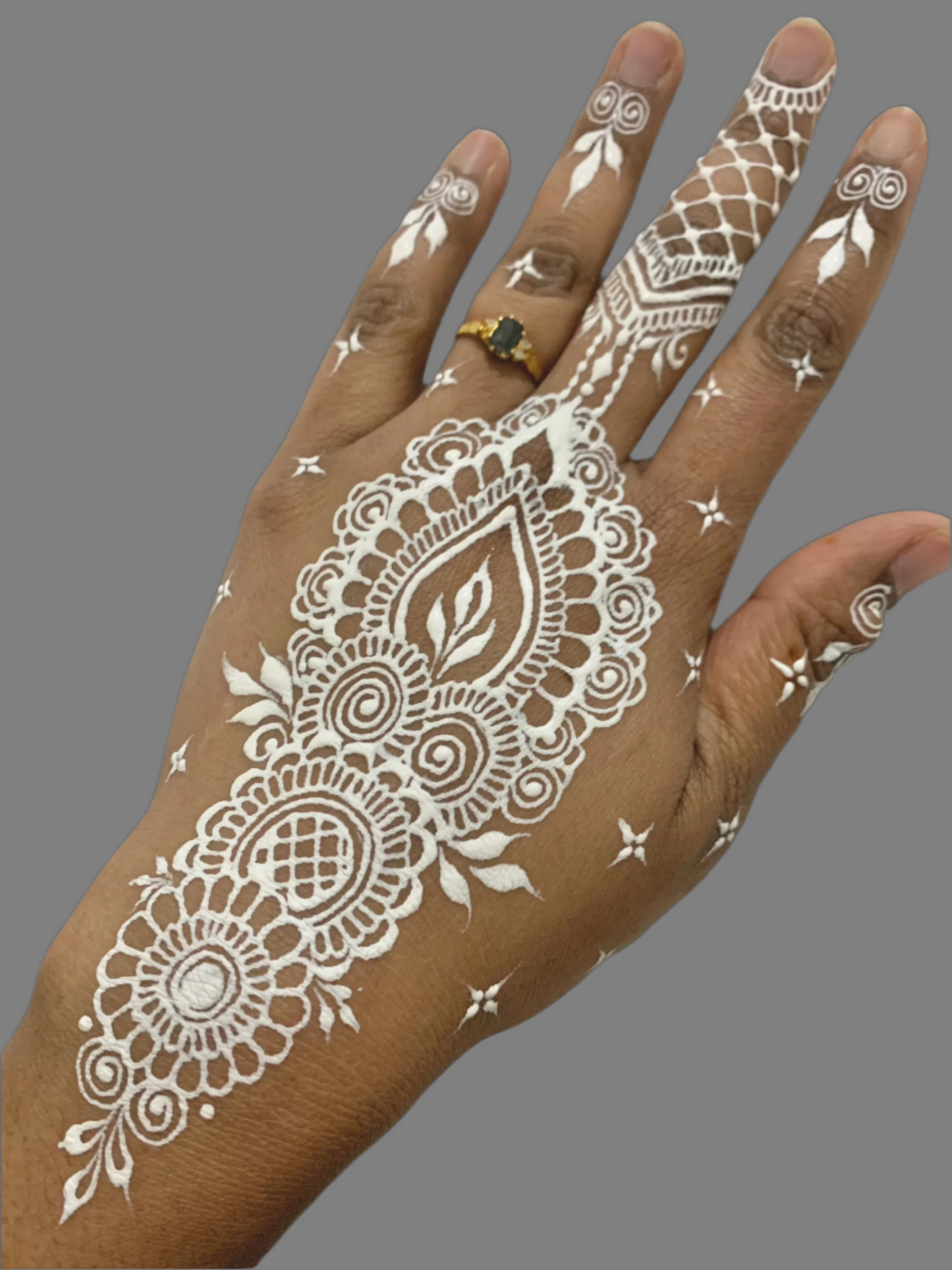 B WASHABLE WHITE HENNA