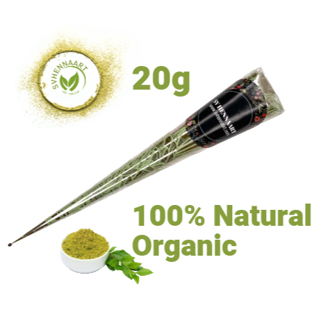 100% NATURAL HENNA CONES 20g