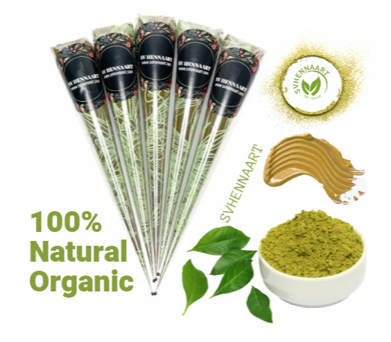 100% NATURAL HENNA CONES 20g