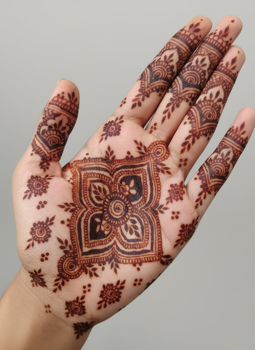 100% Natural Organic Bridal Henna Cone & Bridal Box