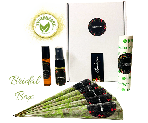 Bridal Box 100% Natural Henna Organic Homemade Cones