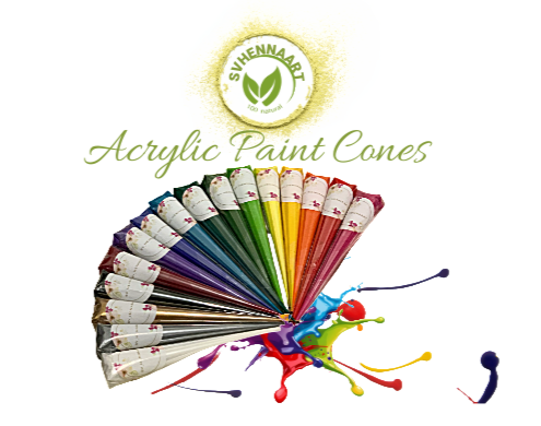 Acrylic Paint Cones