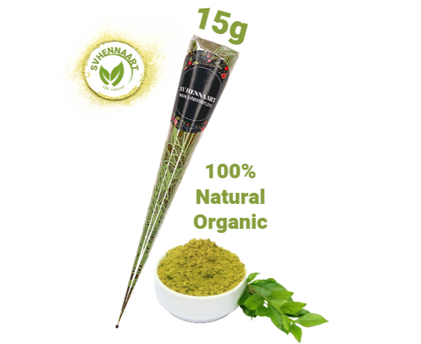 100% NATURAL HENNA CONES 15g