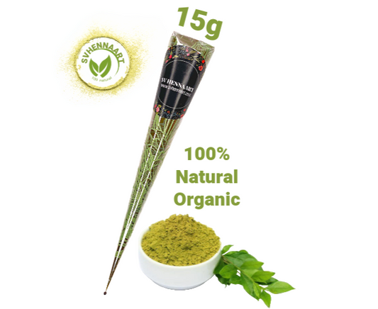 100% NATURAL HENNA CONES 15g