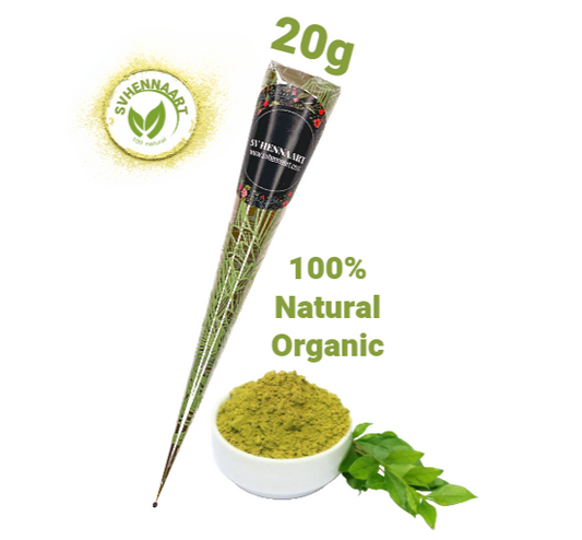 100% NATURAL HENNA CONES 20g