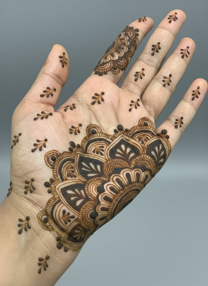 100% Natural Organic Bridal Henna Cone & Bridal Box