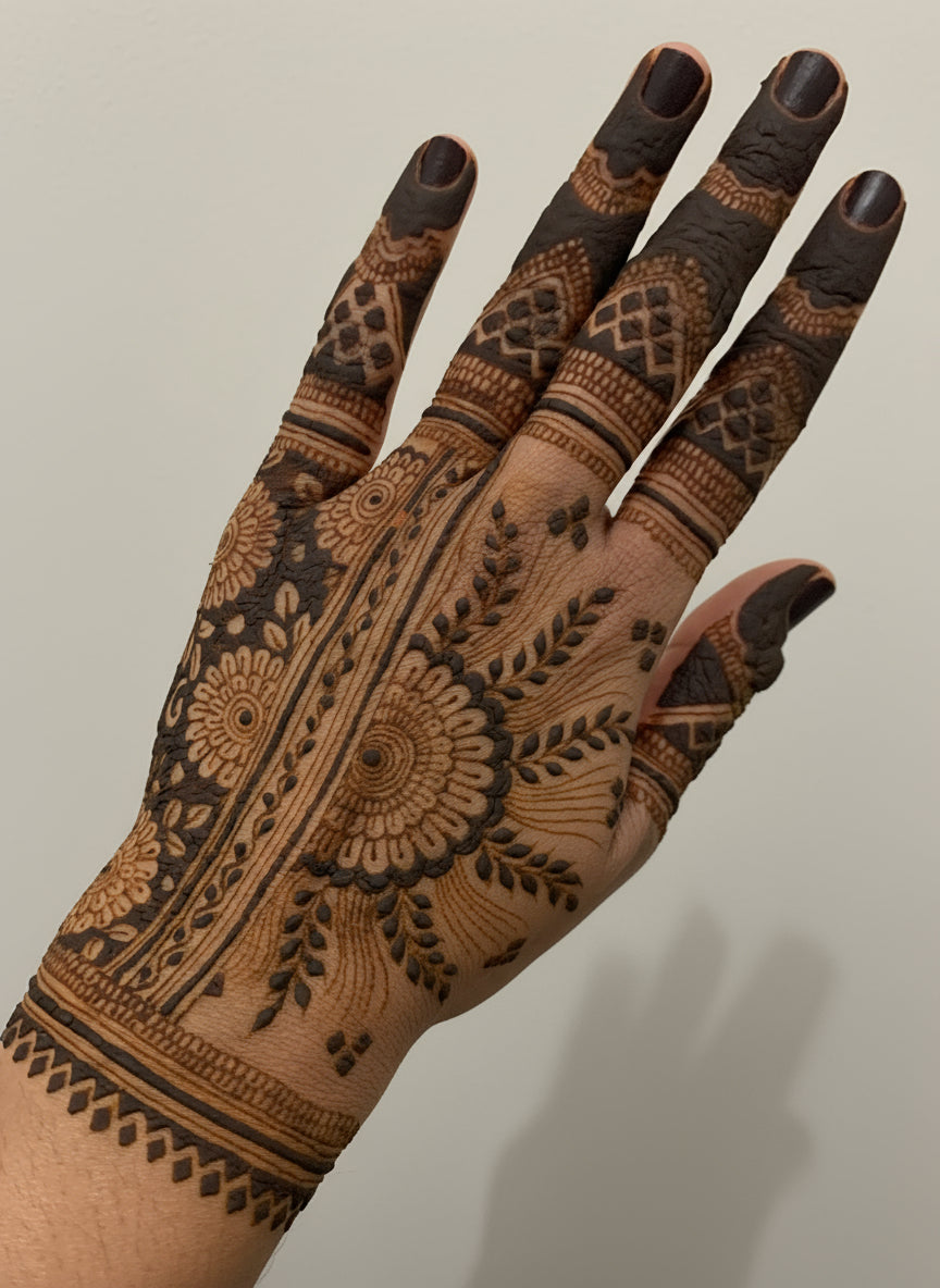 100% Natural Organic Bridal Henna Cone & Bridal Box