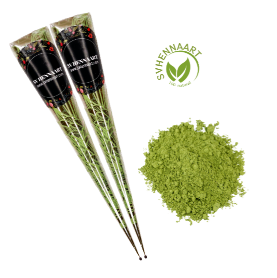 100% NATURAL HENNA CONES 20g