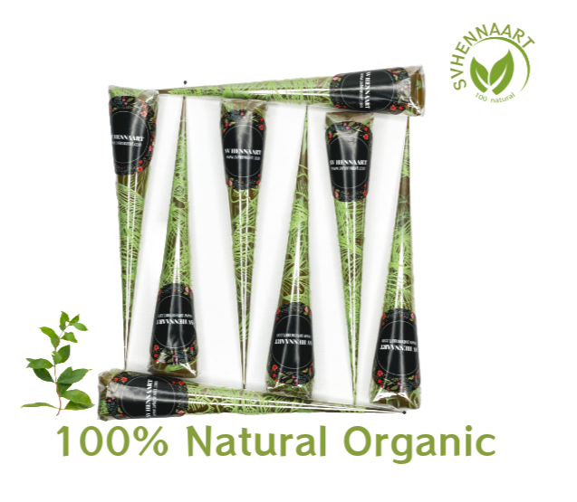 100% NATURAL HENNA CONES 20g
