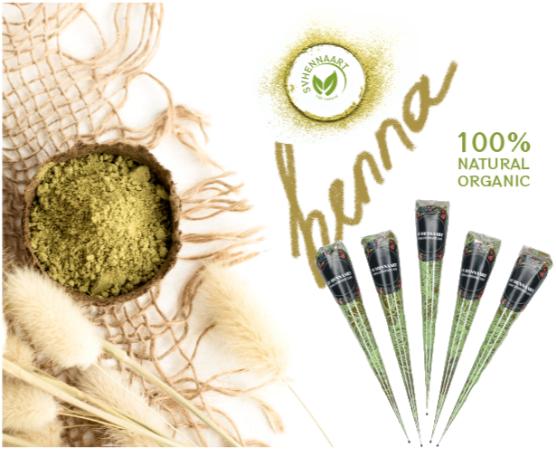 100% NATURAL HENNA CONES 20g