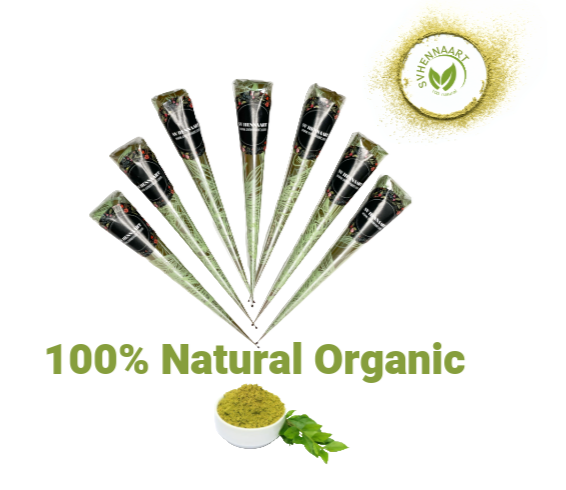 100% NATURAL HENNA CONES 20g