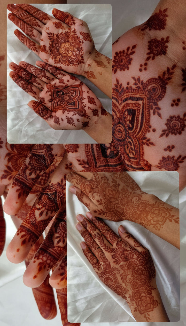 100% Natural Organic Bridal Henna Cone & Bridal Box