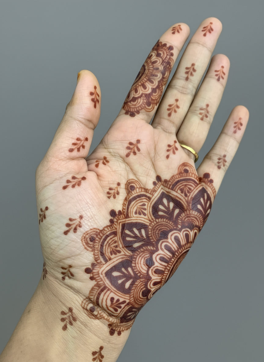 100% Natural Organic Bridal Henna Cone & Bridal Box