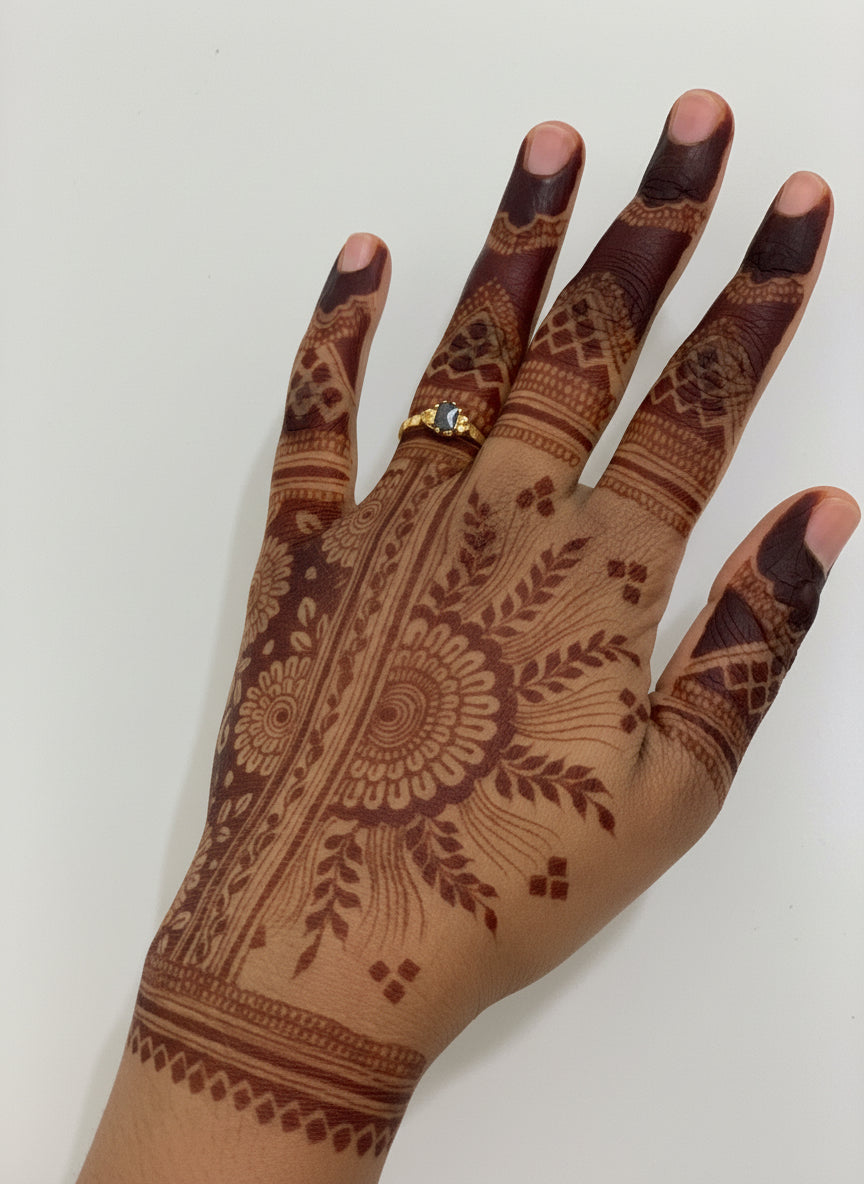 100% Natural Organic Bridal Henna Cone & Bridal Box