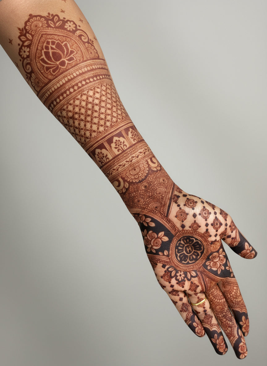 100% Natural Organic Bridal Henna Cone & Bridal Box