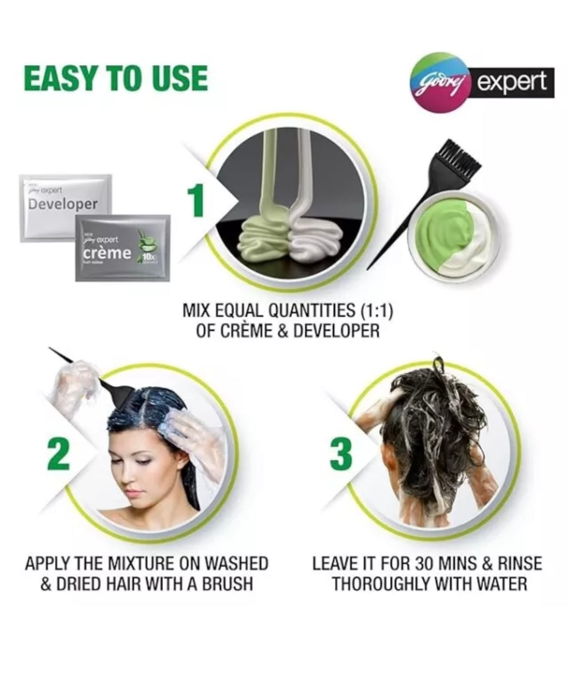 [4]Godrej Expert Hair Color Rich Creme Cream Colourants, No Ammonia  hair dye,20gms