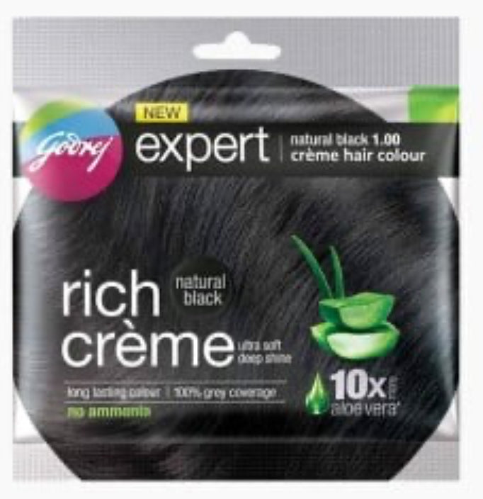 [4]Godrej Expert Hair Color Rich Creme Cream Colourants, No Ammonia  hair dye,20gms