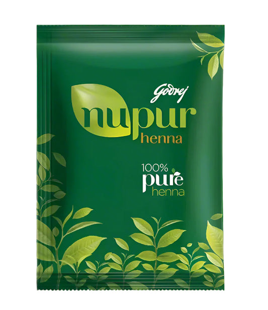 [1] Godrej Nupur Henna Goodness of 9 herbs + 100% pure for Silky & Shiny Hair