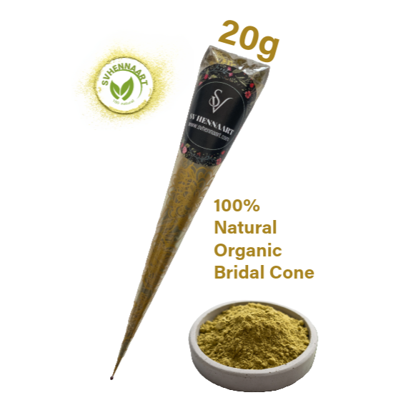100% Natural Organic Bridal Henna Cone & Bridal Box