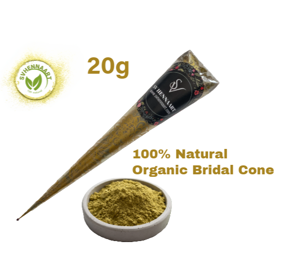 100% Natural Organic Bridal Henna Cone & Bridal Box